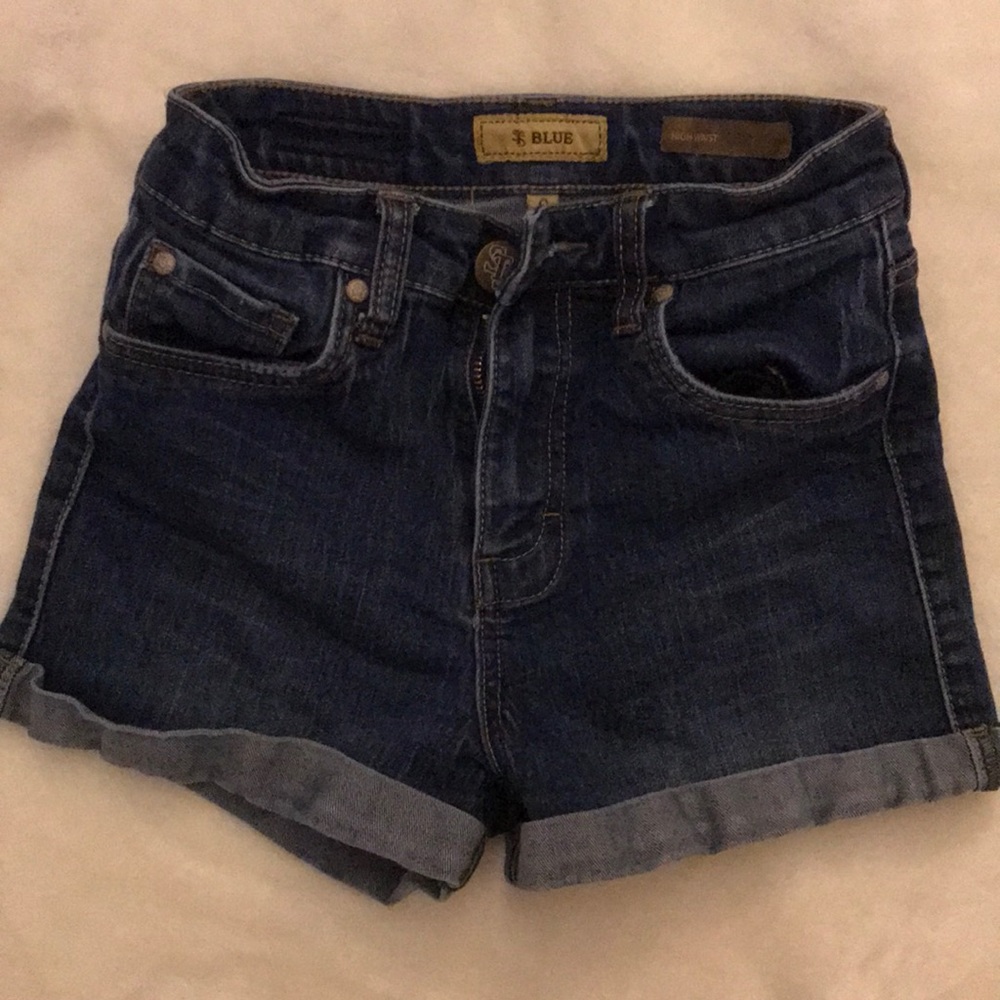 STS Blue high waisted denim shorts